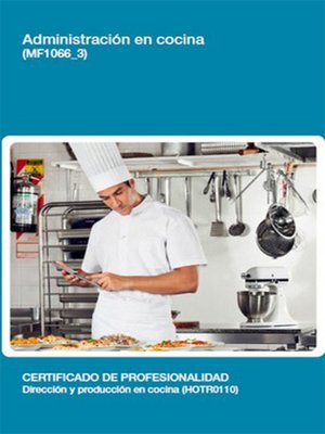 cover image of MF1066_3--Administración en cocina